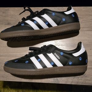 Adidas Samba OG "Light Blue Floral" Sneakers Womens Size 9
